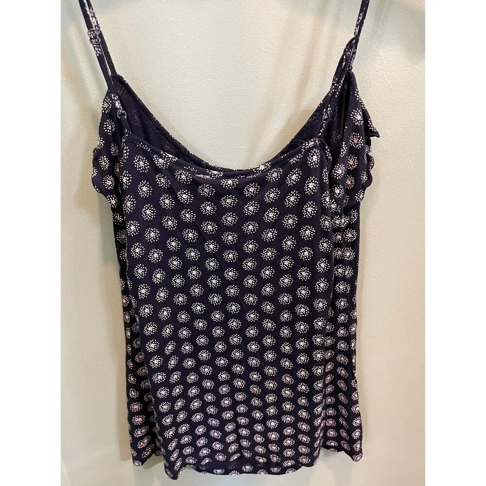 Ann Taylor Loft Navy Blue top -size XS